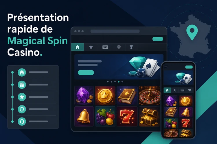 Présentation rapide de Magical Spin Casino