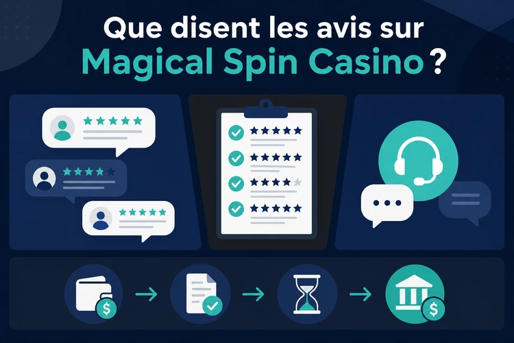 Que disent les avis sur Magical Spin Casino?