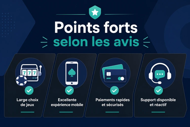 Points forts selon les avis