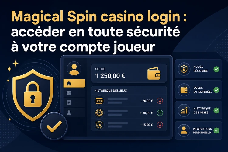 Magical Spin casino login: accéder en toute sécurité à votre compte joueur