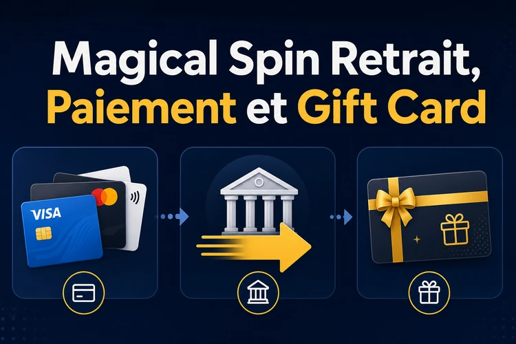 Magical Spin Retrait, Paiement et Gift Card: le guide financier