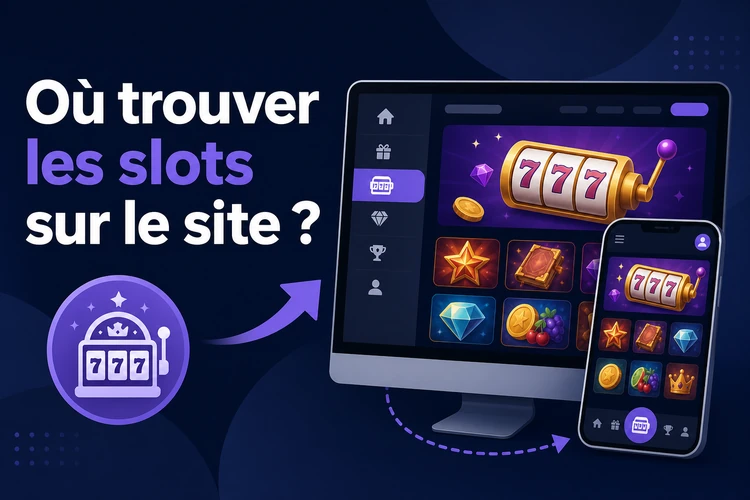 Où trouver les slots sur le site?